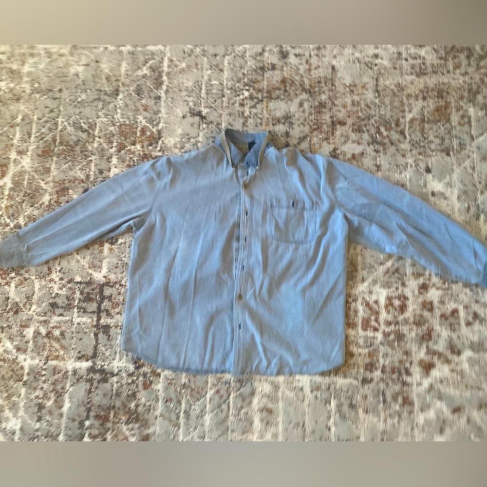 Not name brand
Blue
Denim
Machine washable